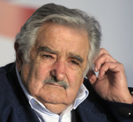 FILE - In this Oct. 27, 2011 file photo, Uruguay's President Jose Mujica attends a press conference at the presidential residence in Montevideo, Uruguay. Mujica's government plans to take a step beyond legalizing marijuana. It wants to sell it. Local news media and lawmakers report that the government plans to send a bill to Congress on Wednesday that would legalize marijuana sales as a crime-fighting measure. Only the government would be allowed to sell the marijuana cigarettes, and only to adults registered as users. (AP Photo/Matilde Campodonico, File)
