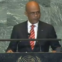 Michel Martelly at UN General assembly 66