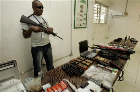 Guns, drugs, munitions, money and radiotelephones seized in Haiti's capital 