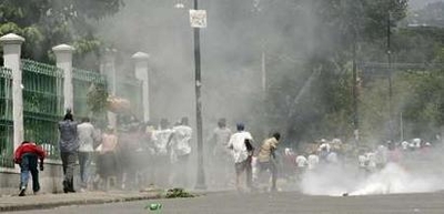 haitian 1 police protesters