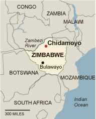 map zim