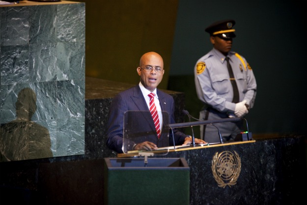 martelly speaking 1