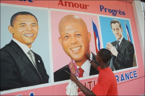 obama, martelly and sarchozy